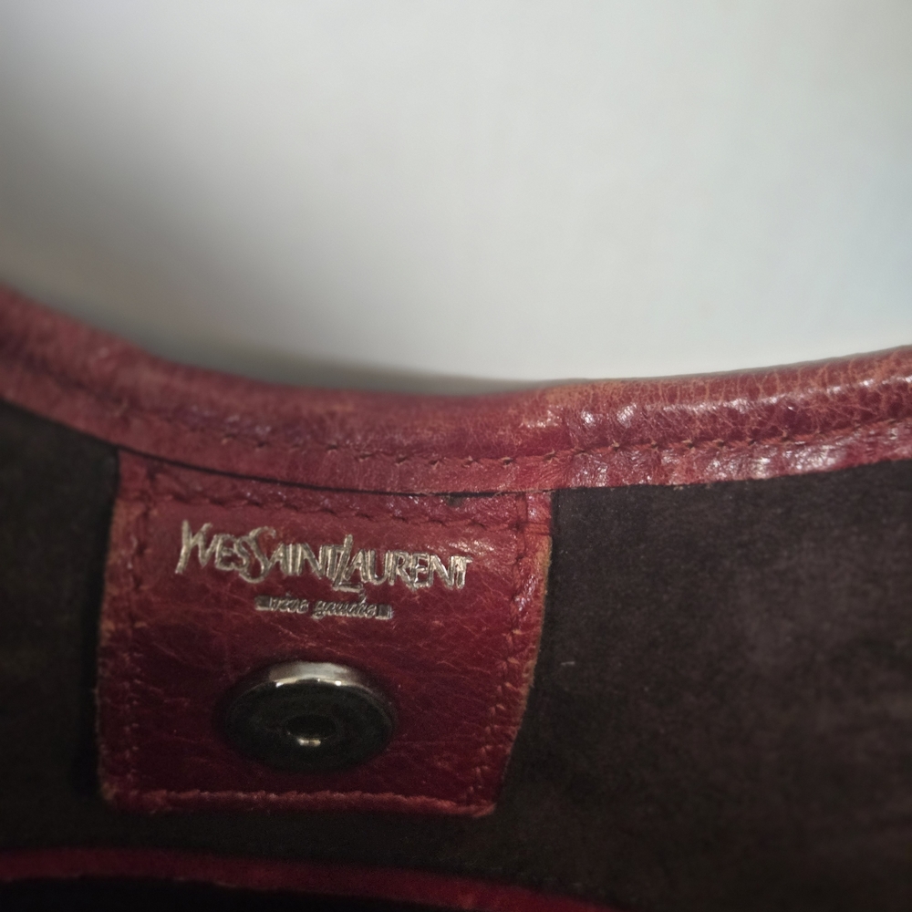 Yves Saint Laurent Mombasa Bag- Red - Picture 3 of 5